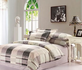 廠家直銷 斜紋環(huán)保印花條紋格子全棉床上用品四件套批發(fā)團購價格、圖片及材料詳解